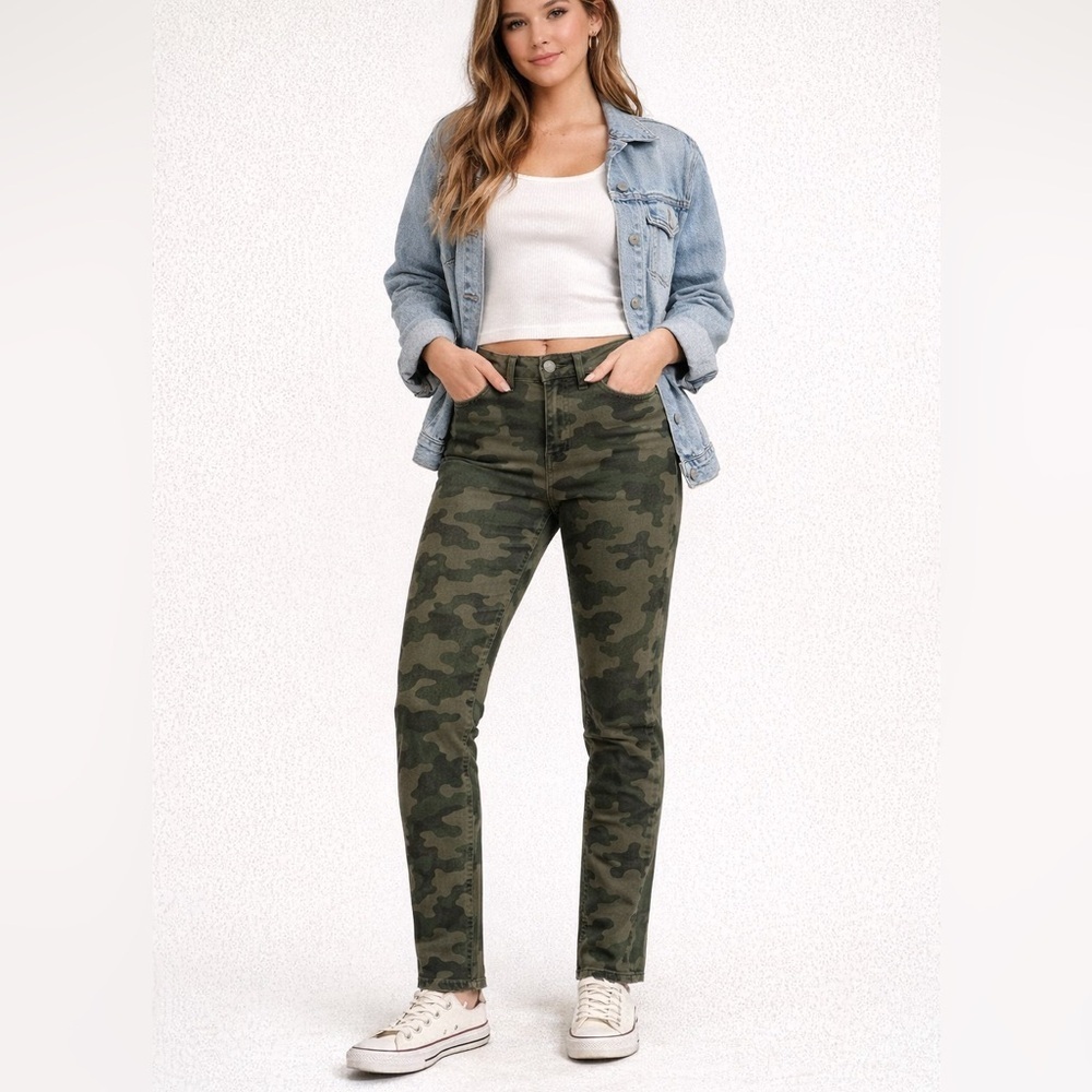 GAP True Skinny Ankle High Rise Camo Jeans | Size 29 (8R)